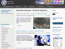 Tablet Screenshot of guarulhosempresas.com.br